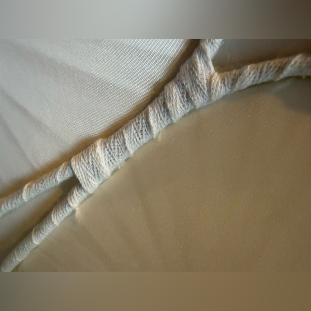 Vintage Dale Tiffany Style Ivory Beaded Fringe Lamp Shade - Picture 7 of 12